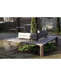 Boombank Tendens bruin 150 x 150 cm ML