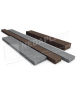Plank 2 x 6 x 150 cm grijs